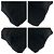 Bolso Tote de nylon tessuto con logo triangular Prada Negro - vista 3