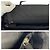 Bolso Tote de nylon tessuto con logo triangular Prada Negro - vista 6