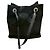 Bolso tote negro de nylon con logo triangular de Prada - vista 2
