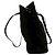 Bolso tote negro de nylon con logo triangular de Prada - vista 4