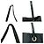 Bolso tote negro de nylon con logo triangular de Prada - vista 6