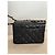 Timeless Borsa Chanel Mini Flan Nera in Pelle Nero - vista 3