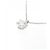Autre Marque Collana in diamante in oro bianco Au750 Argento - vista 3