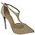 Décolleté Christian Louboutin Salonu in pelle e mesh Eggshell Bianco sporco