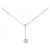 Collana in diamante in oro bianco K14 Tasaki Argento