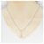 Collana in diamante in oro bianco K14 Tasaki Argento - vista 6