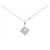 Autre Marque Collana in Diamante Pt850 Argento