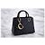 Borsa a mano Carolina Herrera Duchess Mini Nera in Pelle Nero - vista 8