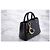 Borsa a mano Carolina Herrera Duchess Mini Nera in Pelle Nero - vista 9