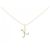 Autre Marque Au750 Diamant Initial K Halskette Golden