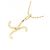 Autre Marque Au750 Diamant Initial K Halskette Golden - Ansicht 4