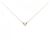 Autre Marque Collana con diamante a forma di cuore Au750 D'oro