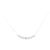 Autre Marque Collar de diamantes en oro blanco Au750 Plata