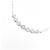 Autre Marque Collar de diamantes en oro blanco Au750 Plata - vista 3
