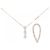 Autre Marque Au750 Diamond 2way Necklace Pink - view 5