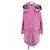 Abrigo de mezcla de cachemira Fendi FF7938 Z2R Rosa