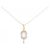 Autre Marque Collana in Quarzo Rosa Au750 D'oro
