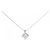 Autre Marque Collana in platino e diamanti Argento