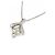 Autre Marque Collana in platino e diamanti Argento - vista 4