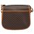 Céline Celine Vintage Macadam Canvas and Leather Marrone - vista 2