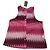 Autre Marque Top de encaje rosa y burdeos Multicolor