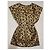 Autre Marque Top MOIMOI con estampado de leopardo Negro Dorado - vista 16