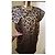 Autre Marque Top MOIMOI con estampado de leopardo Negro Dorado - vista 4