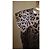 Autre Marque Top MOIMOI con estampado de leopardo Negro Dorado - vista 7