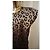 Autre Marque Top MOIMOI con estampado de leopardo Negro Dorado - vista 8