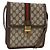 Borsa a Spalla Gucci GG Supreme Web Sherry Line PVC Beige Oro 145857 Auth BA11894 D'oro