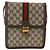 Borsa a Spalla Gucci GG Supreme Web Sherry Line PVC Beige Oro 145857 Auth BA11894 D'oro - vista 13