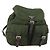 PRADA Rucksack aus Nylon grün silber authentisch 172520