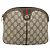 Borsa Sherry Line GG Supreme Web di GUCCI in PVC Beige e Oro 904 02 047 Auth ka3560 D'oro - vista 13