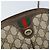 Borsa Sherry Line GG Supreme Web di GUCCI in PVC Beige e Oro 904 02 047 Auth ka3560 D'oro - vista 18