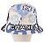 CHANEL Cappello in Cotone Bianco CC Auth YKZ930M - vista 3