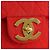 CHANEL Grande Borsa a Spalla Matelassé 35 in Tela Oro Rosso CC Auth BAZ742V D'oro - vista 17