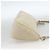 PRADA Accessory Pouch Nylon Beige Silver Auth BAZ860A Silvery - view 4