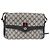 Gucci Borsa GG Supreme Sherry Line in PVC Blu Navy Oro Rosso 904 02 084 Auth SW2212 D'oro - vista 13
