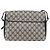Gucci Borsa GG Supreme Sherry Line in PVC Blu Navy Oro Rosso 904 02 084 Auth SW2212 D'oro - vista 2