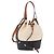 LOEWE - Ghibli Il Mio Vicino Totoro Borsa Secchiello Nera Profonda in Tela Auth 167150SM Marrone