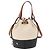 LOEWE - Ghibli Il Mio Vicino Totoro Borsa Secchiello Nera Profonda in Tela Auth 167150SM Marrone - vista 13