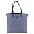 PRADA Tote Bag aus Nylon und Leder hellblau silber authentisch 174547 - Ansicht 13