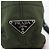 Tote PRADA Plastikkettentasche Nylon Khaki Silber Auth 174554 - Ansicht 17