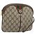 Borsa Sherry Line GG Supreme Web di GUCCI in PVC Beige e Oro 904 02 047 Auth ka3455 D'oro