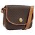Céline Borsa a Spalla CELINE Macadam Canvas Stella in Pelle PVC Marrone Oro Auth BAZ619A D'oro