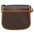 Céline Borsa a Spalla CELINE Macadam Canvas Stella in Pelle PVC Marrone Oro Auth BAZ619A D'oro - vista 2