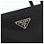 PRADA Borsa a mano in nylon nero argento Auth bs34251 - vista 17