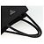 PRADA Borsa a mano in nylon nero argento Auth bs34251 - vista 7