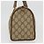 Borsa Boston in PVC beige e oro della linea Sherry GG Supreme di GUCCI 40 02 006 Auth BAZ553 D'oro - vista 3