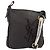 Saint Laurent Borsa a Spalla Mombasa in Tela e Pelle Marrone Scuro Argento Auth hk3606V